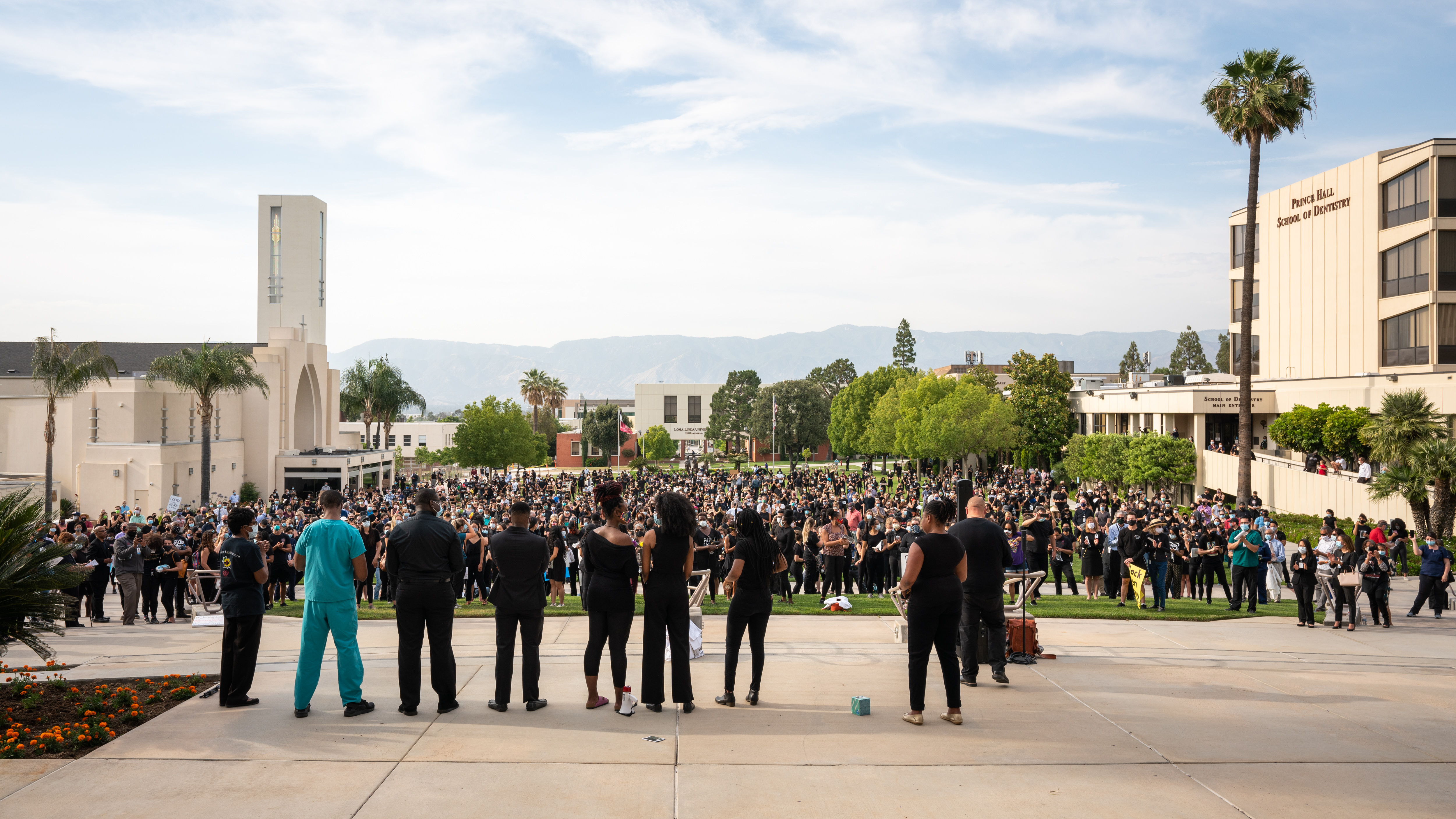 Solidarity Vigil at Loma Linda University
