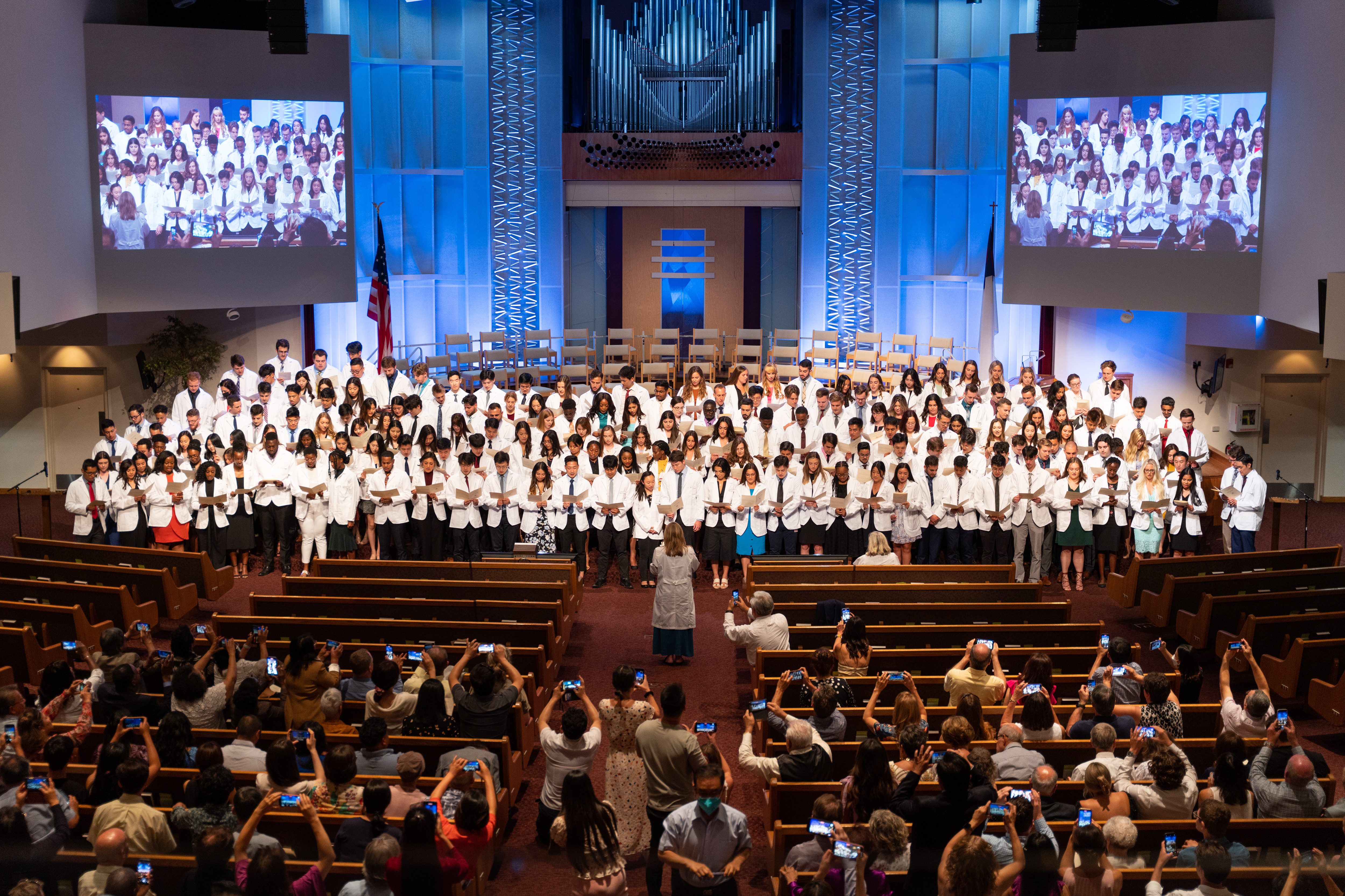 UofL's School of Medicine welcomes class of 2026 during its traditional  White Coat Ceremony