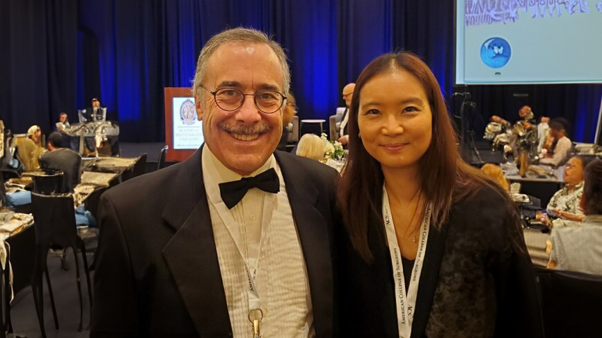 Mark Reeves, MD, PhD, FACS, and W.S. Esther Wu (Yung)