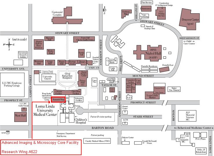 Loma Linda University Campus Map - Draw A Topographic Map