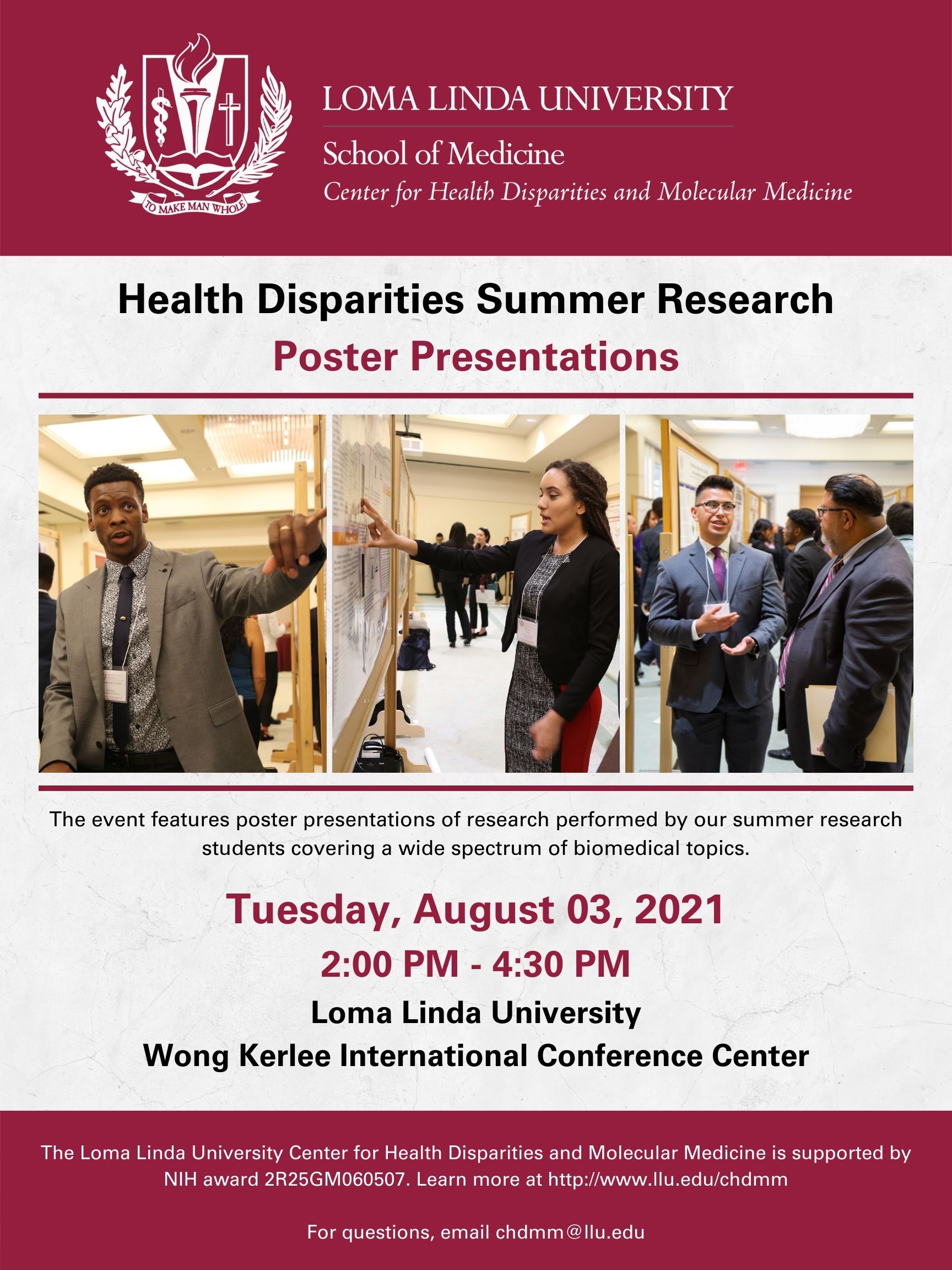 Poster presentations highlight diversity and health disparities