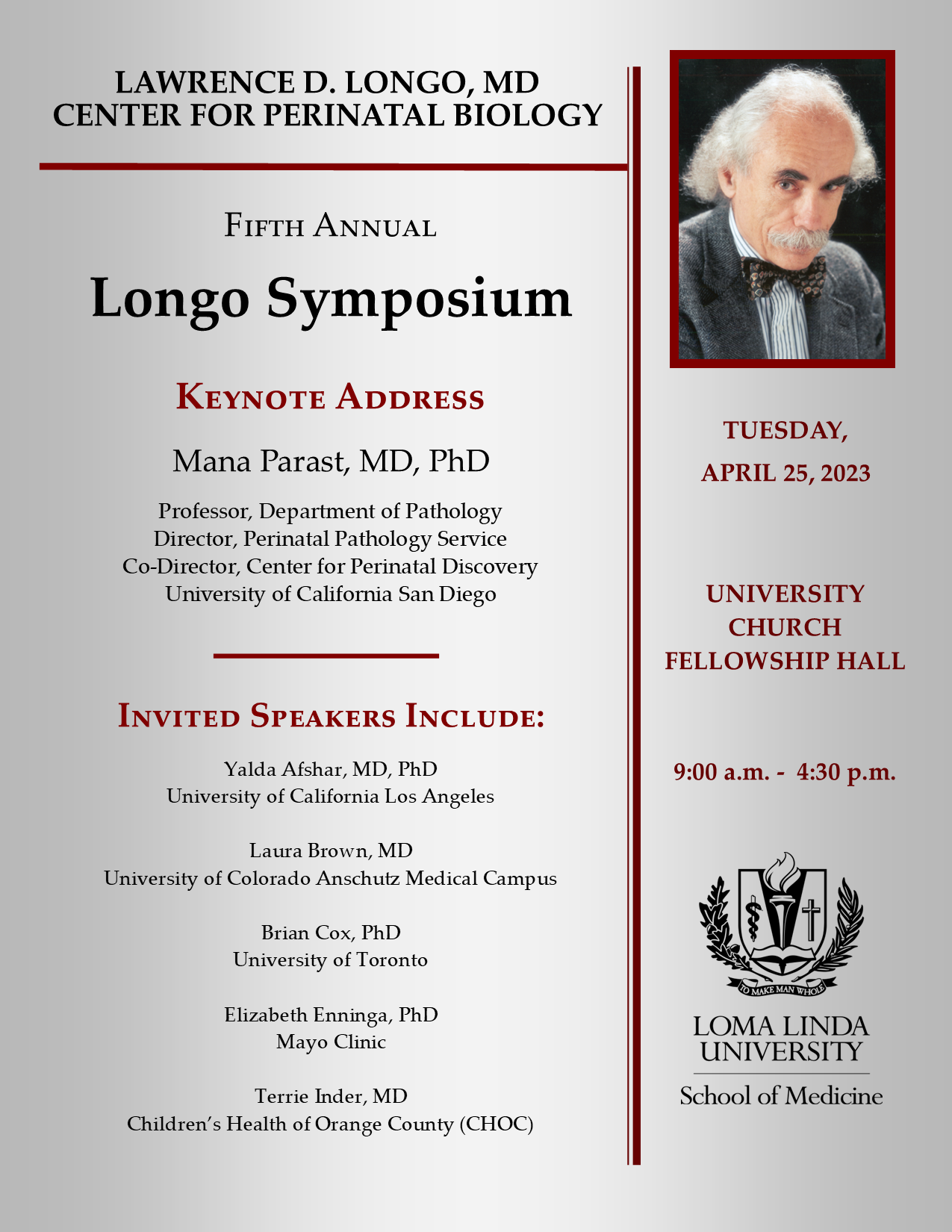 2023 Longo Symposium Loma Linda
