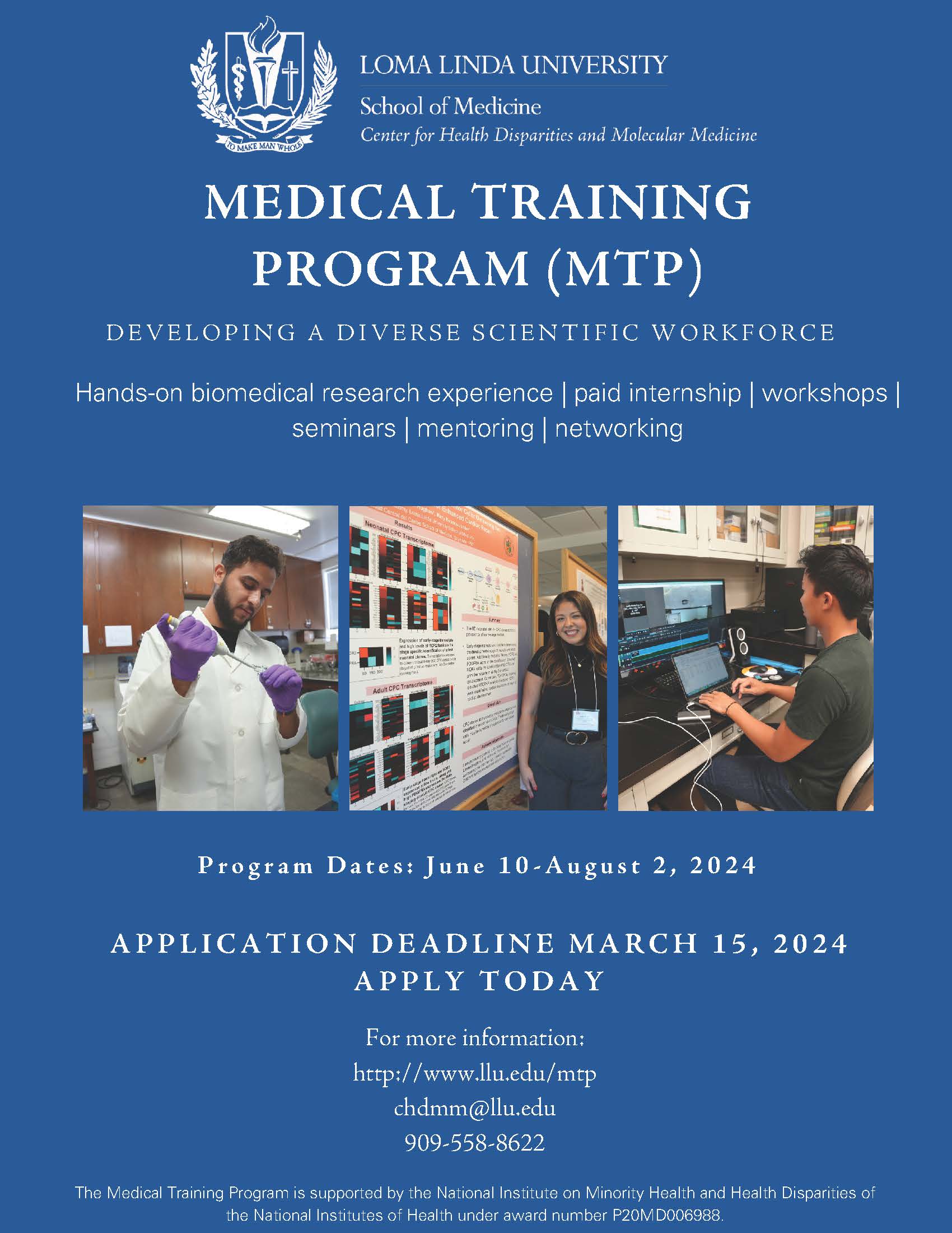 CHDMM MTP PROGRAM FLYER