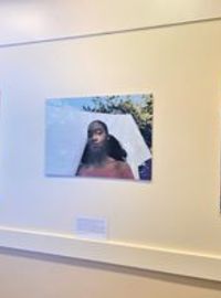 Photos of exhibit for black history month